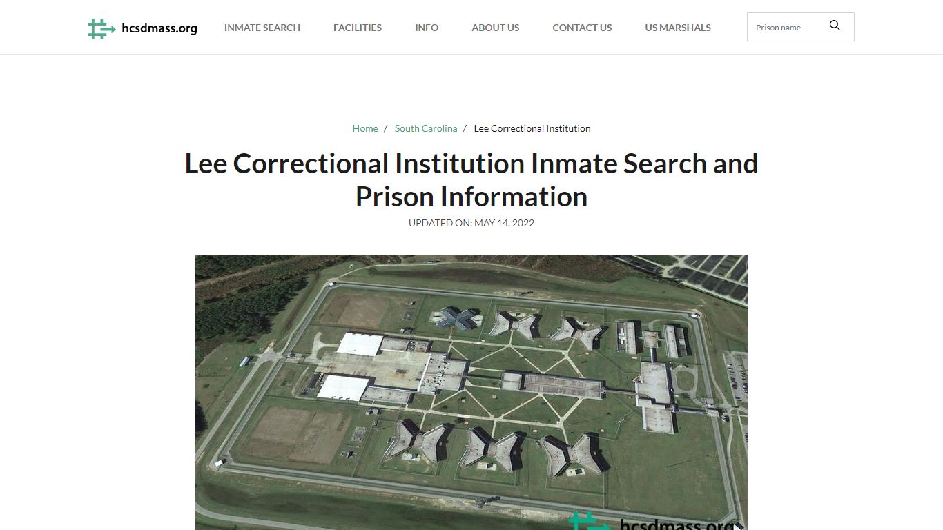 Lee Correctional Institution Inmate Search, Visitation ...