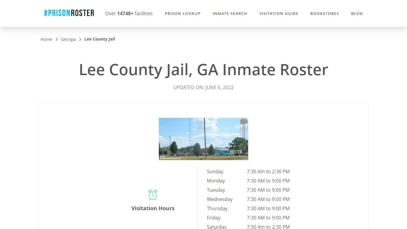 Lee County Jail, GA Inmate Roster - Nationwide Inmate Search